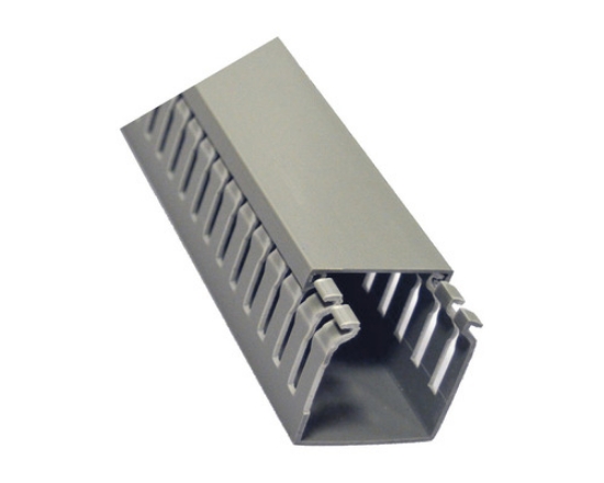 Imagine Canal cablu perforat 40MMX40MM 2M BUC GRI