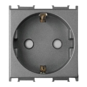 Imagine Priza Schuko Panasonic prot.copil modular fumuriu 2m P-TOS.DG