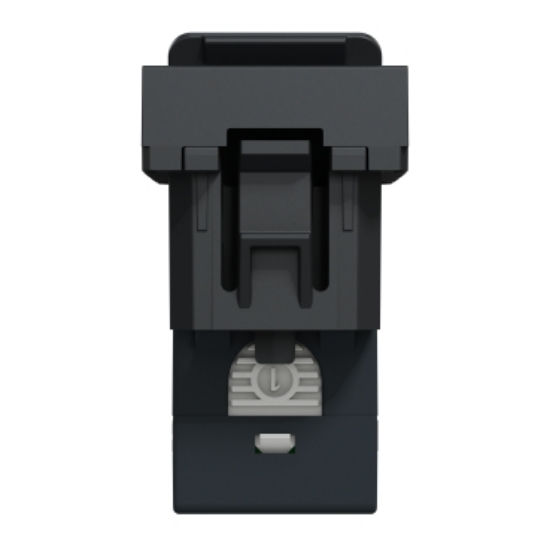 Imagine Priză unică RJ45 Cat5 UTP 1m antracit NU341054