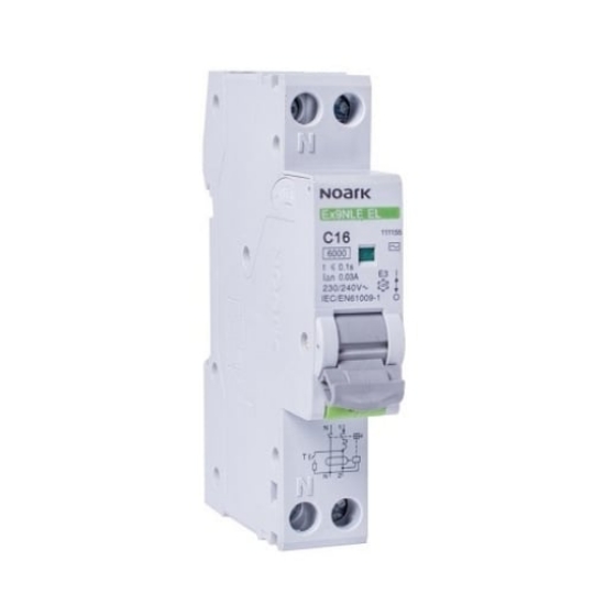 Imagine Sig Noark diferentiala ingusta Ex9NLE 1P+N 32A 30mA 6kA tip AC 111158