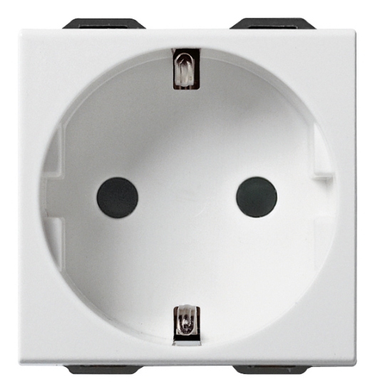 Imagine Priza Vimar Neve Schuko 2P+E 16A alb 09208