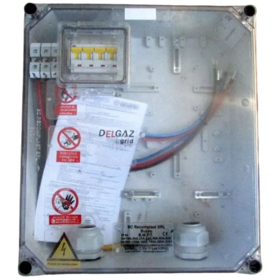 Imagine BMPT 20A carcasa PAFS 600x300 cu vizor citire contor pentru contor smart Delgaz Grid