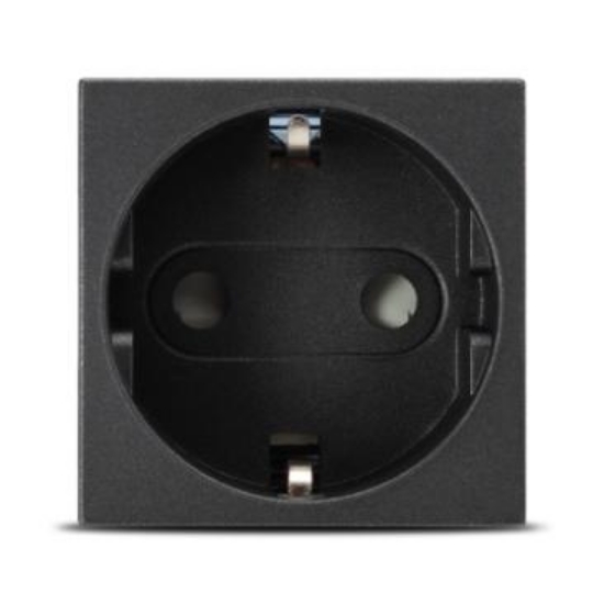 Imagine EL0074867 Moda antracit priza Schuko copii 2M