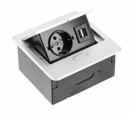 Imagine Priza birou avaro 1xpriza schuko 2xusb a cablu 1.5m ae-pb1sava-10