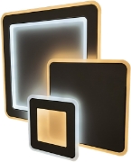 Imagine Plafoniera LED 93W (46.5+46.5) cu telecomanda RF DESIGN SO