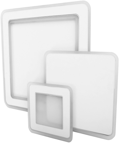 Imagine Plafoniera LED 93W (46.5+46.5) cu telecomanda RF DESIGN SO