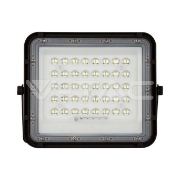 Imagine Reflector cu incarcare solara 10W 800LM 6400K NEGRU