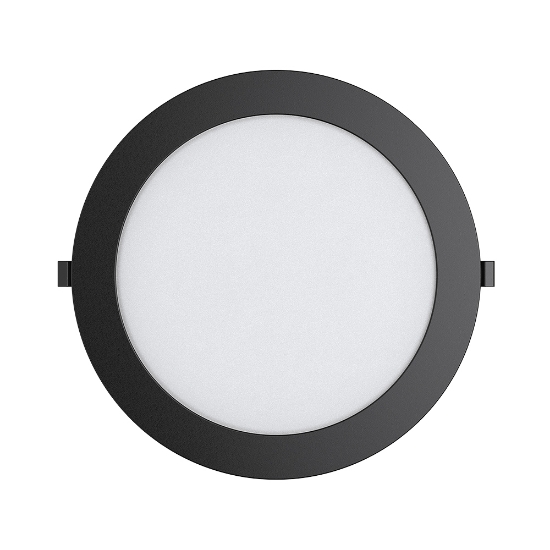 Imagine Spot LED rotund ST 24W 10INC NEGRU 3IN1 BR-BP01-32481