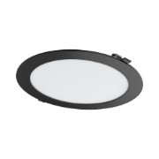 Imagine Spot LED rotund ST 24W 10INC NEGRU 3IN1 BR-BP01-32481