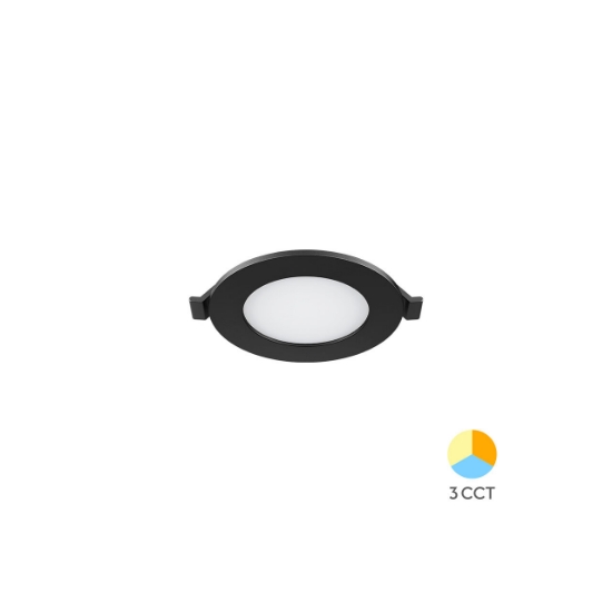 Imagine Spot LED rotund ST 3W 3INC NEGRU BR-BP01-30381
