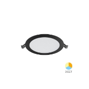Imagine Spot LED rotund ST 12W 6INC-NEGRU 3IN1 BR-BP01-31281