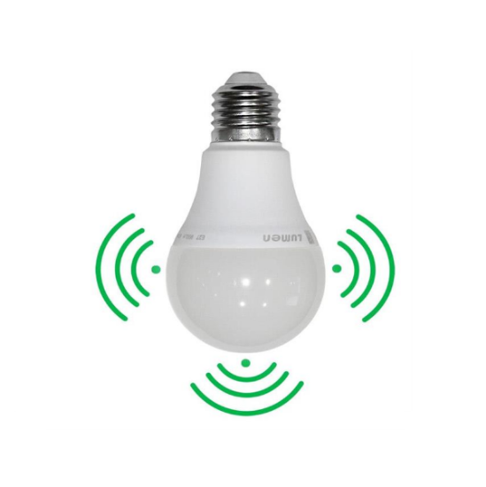 Imagine Bec led para e27 12w lumina alba 230+senzor de miscare 4-33121