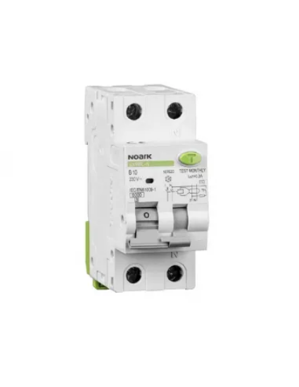 Imagine Întrerupător automat diferențial RCBO electronic, 1 modul, 16A, 30mA, curba B, tip AC, 6kA.