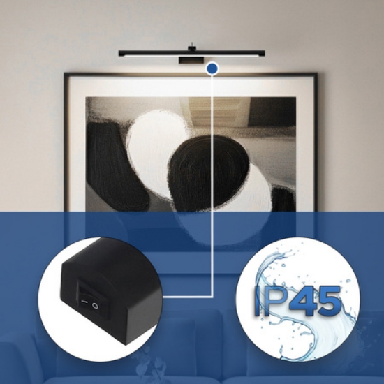 Imagine Aplica LED 8W NEGRU 4200K 040-014-0008