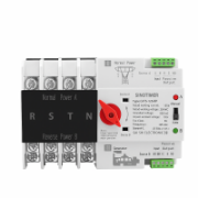 Imagine Comutator de transfer PV 4P 125A cu sina SINOTIMER ATS125-4P