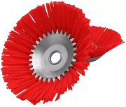 Imagine Perie motocoasa tip cupa, din nailon cu orificiu, 200MM 98166