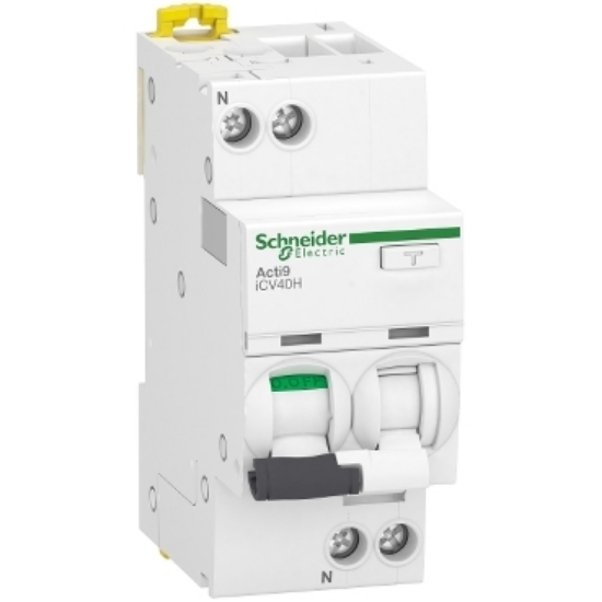 Imagine Disjunctor diferențial SCHNEIDER Acti9, ICV40H 1P+N B 16A 10kA 30mA A RCBO