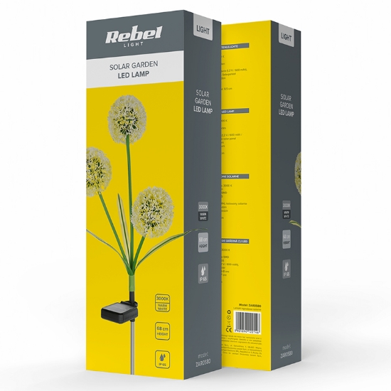 Imagine Lampa LED solara decorativa REBEL ZAR0580
