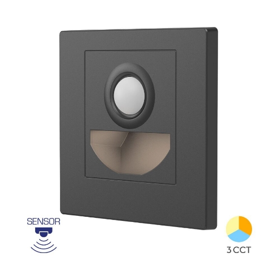 Imagine Corp LED pentru trepte cu senzor 1,5W 3in1 GRI BR-BH07-00382
