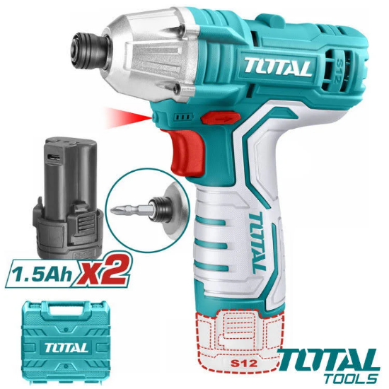 Imagine Masina de insurubat cu impact si acumulator TOTAL TIRLI12015