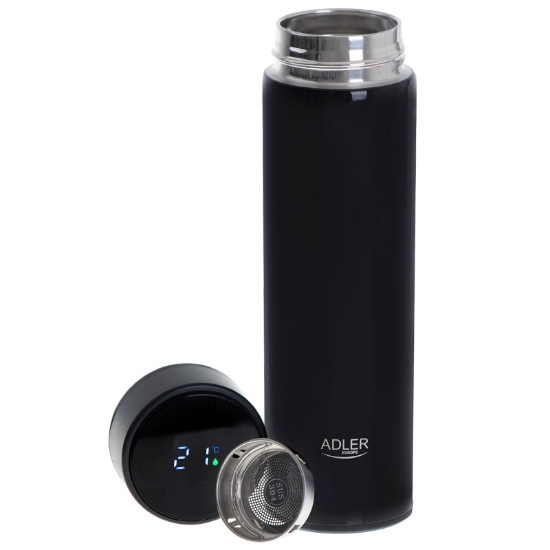 Imagine Termos cu afisaj temperatura, negru, ADLER, AD4506BK
