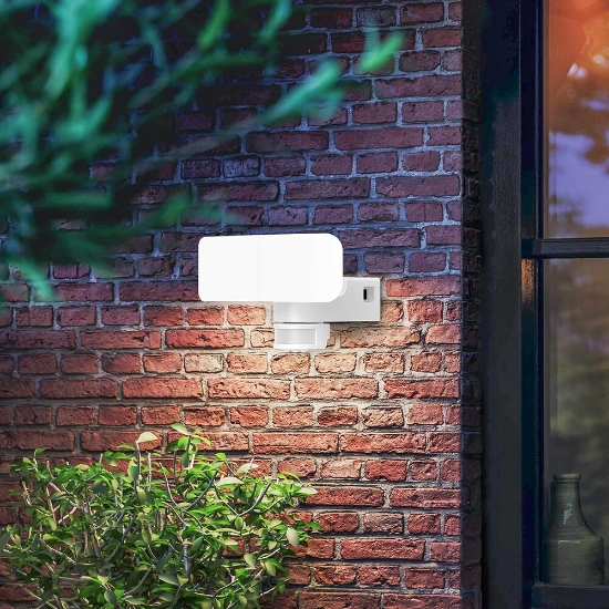 Imagine Corp de iluminat exterior de perete cu senzor 30W 4000K IP54 ALB BR-BG36-10110