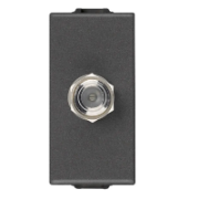 Imagine Priză NAVE TV COAXIAL TIP F CARBON MAT 09318.CM