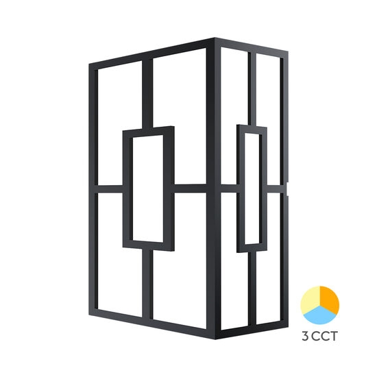 Imagine CORP LED PENTRU  PERETE-20W-3IN1-IP44-PATRAT BR-BG37-00481