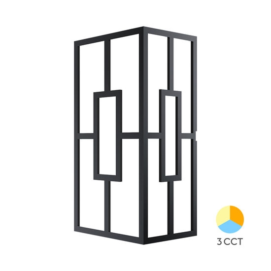 Imagine CORP LED PENTRU  PERETE-10W-3IN1-IP44-PATRAT BR-BG37-00381