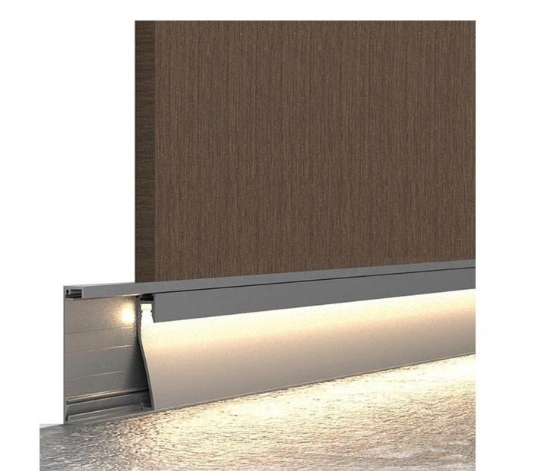 Imagine Profil LED aluminiu pentru plinta argintiu 2M II4248 SKU15115