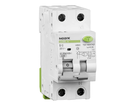 Imagine Intrerupator automat diferential NOARK DIF RCBO 1P+N 32A 30MA 6KA TIP A CURBA B 107641