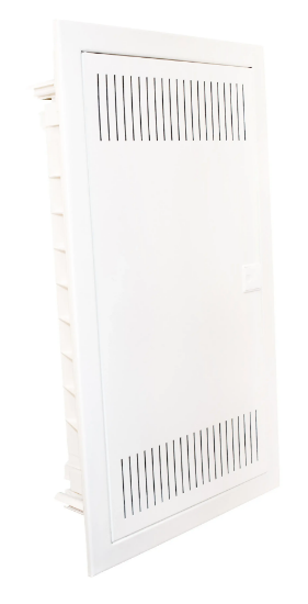 Imagine Cofret de distribuție încastrat Noark PMF-MM 36, 36 module, ușă metalică albă, 3 rânduri. 36 107266