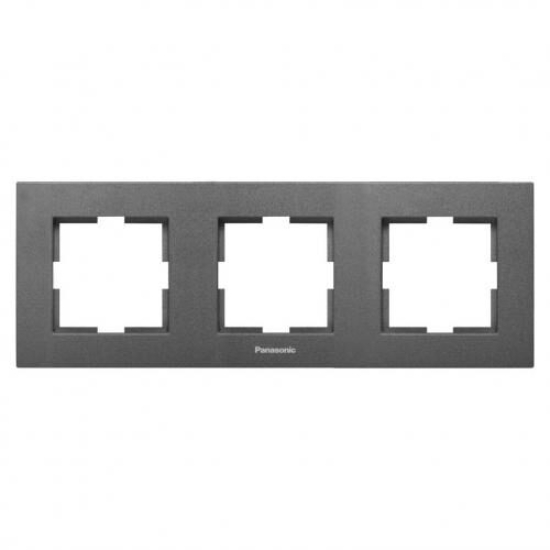 Imagine Rama decorativa 3 posturi KARRE PLUS PANASONIC fumuriu P-KPR3O.DG
