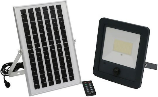 Imagine Proiector solar LED cu telecomanda 300W L.ALBA IP65 GRAFIT 5-00300