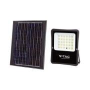 Imagine PROIECTOR LED VTAC 20W 2400LM LUMINA RECE CU PANOU SOLAR IP65 6970