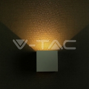 Imagine Aplica exterior VTAC NEW LED 5W 300K patrata alb 217079