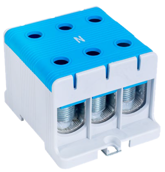 Imagine Clema ELVON CU/AL ALBASTRA 3P MONOFAZAT 3 IN-3 OUT 16-95 MM2 42630