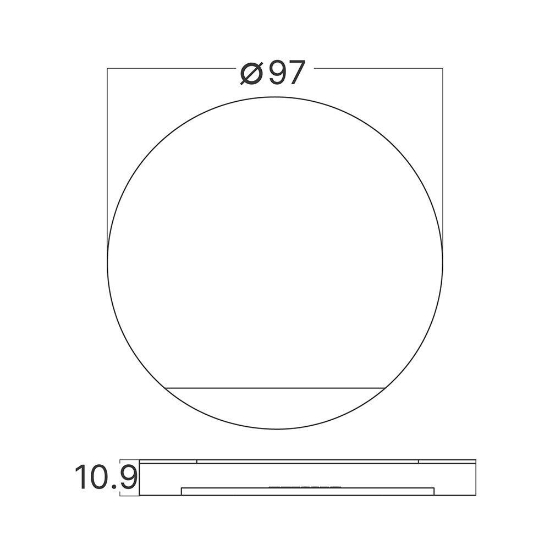 Imagine CAPAC ROTUND SILVER PENTRU SPOT TREPTE STEPLIGHT BH07-00018 STEP-A-CR2 BR-BH07-00113