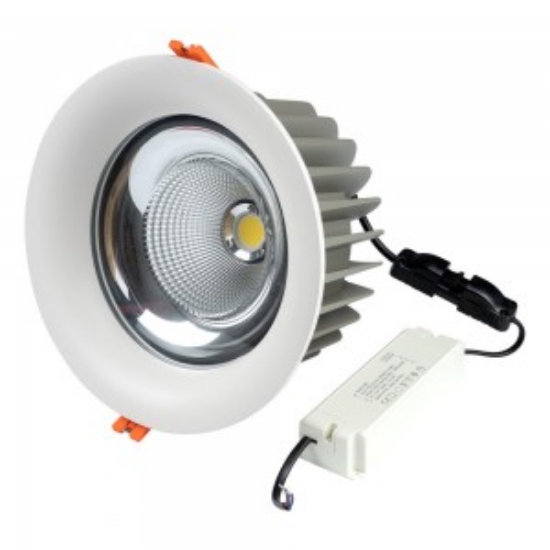 Imagine spot reglabil cu LED 7W alb / lumina calda