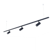 Imagine set suspendare de 1,5 metri pentru plafoniera cu LED CCT- negru
