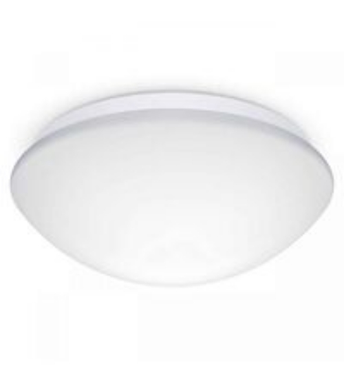 Imagine plafoniera rotunda alba cu led 18W & senzor de miscare - lumina alba - IP54