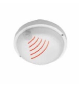 Imagine plafoniera rotunda alba cu led 18W & senzor de miscare - lumina alba - IP54