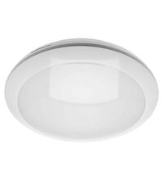 Imagine plafoniera rotunda alba cu led 18W & senzor de miscare - lumina alba - IP54