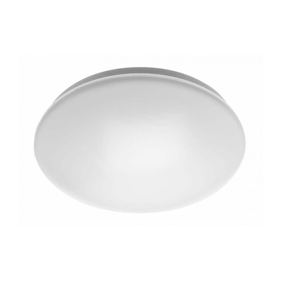 Imagine plafoniera rotunda alba cu led 18W & senzor de miscare - lumina alba - IP54