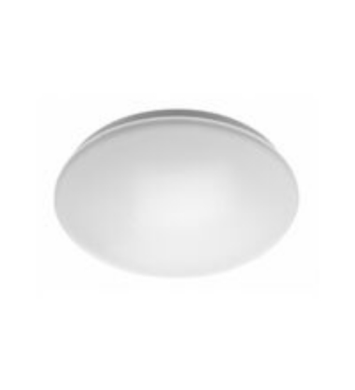 Imagine plafoniera rotunda alba cu led 18W & senzor de miscare - lumina alba - IP54