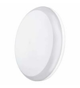Imagine plafoniera rotunda alba cu led 18W & senzor de miscare - lumina alba - IP54