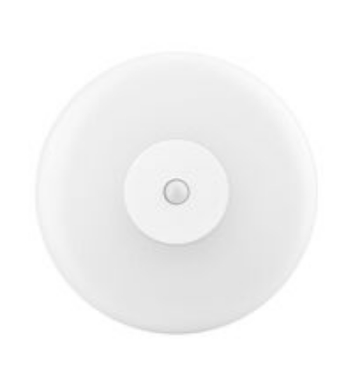 Imagine plafoniera rotunda alba cu led 18W & senzor de miscare - lumina alba - IP54
