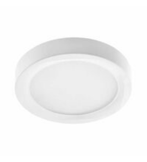 Imagine plafoniera rotunda alba cu led 18W & senzor de miscare - lumina alba - IP54