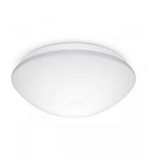 Imagine plafoniera rotunda alba cu led 18W & senzor de miscare - lumina alba - IP54