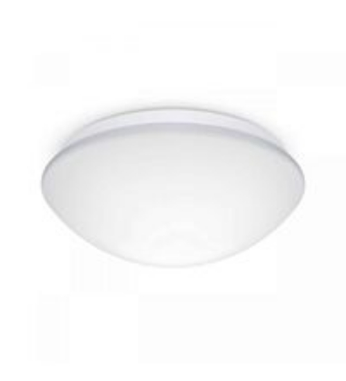 Imagine plafoniera rotunda alba cu led 18W & senzor de miscare - lumina alba - IP54